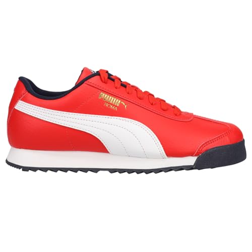 Image of PUMA Kids Boys Roma Country Lace Up Sneakers Shoes Casual - Red - Size 7 M