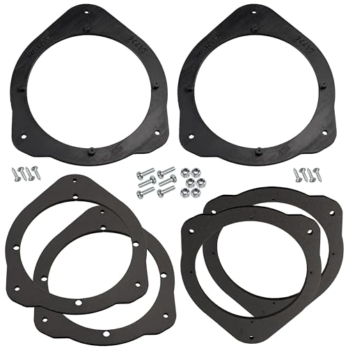 Adaptateurs haut-parleurs Ø165 mm pour Audi A1 8X : kit de 2 pièces AERZETIX
