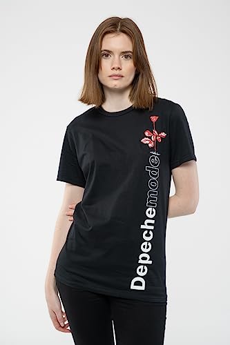 Depeche Mode Violator Side Rose Hombre Camiseta Negro M, 100% algodón, Regular