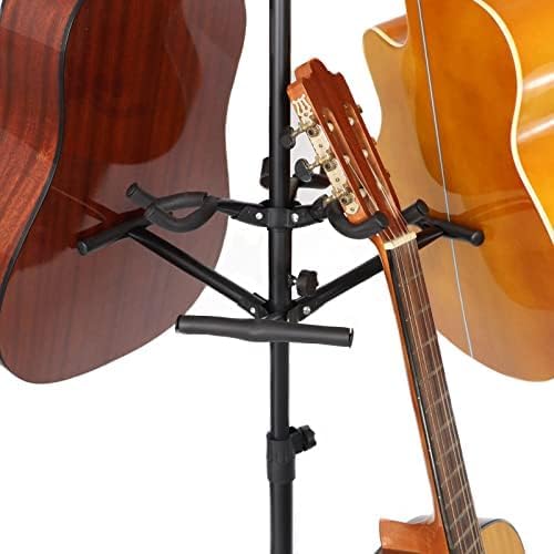 Espositore salvaspazio per ukulele, triplo violino, chitarra, mandolini, piccolo supporto per strumenti, grande e resistente, per riporre oggetti