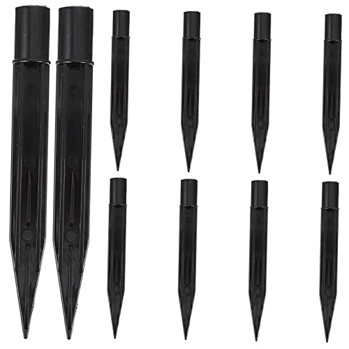 10pcs Land Stakes for Solar Garden and Lawn Lamp Stakes Solar Path Lights Spike Luces Led Outdoor Decor Plastic Replacement Stakes for Solar Light Outdoor Light Candy
