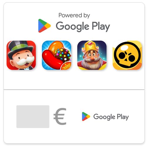 Google Play Carte Cadeau - €5 - Google Play Promo - par email