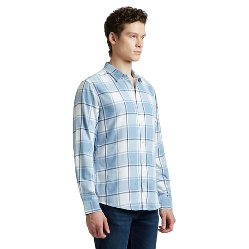 Image of Pepe Jeans Men's Regular Fit Full Sleeve Checkered Cotton Casual Shirt | Check Shirt for Man | Smart & Stylish | Multiple Styles | Mens Casual Shirts