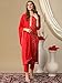 Liva Fashion Indian Women's Rayon Viscose Straight Printed Kurta with Pant and Dupatta Set (TURAE RED-LFN_M_Red)