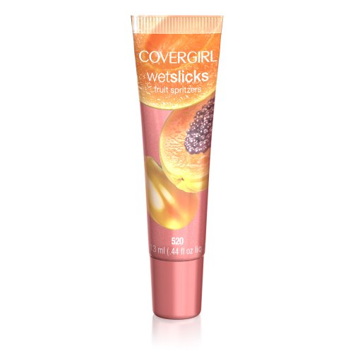 CoverGirl Wetslick Fruit Spritzers, Papaya Splash 520, 0.44 Ounce Package