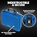 NANUK 920 Pro Photo Kit – Waterproof Travel Camera Hard Case with Padded Dividers & Lid Organizer, 16.7” x 13.4” x 6.8”, Dustproof & Impact-Resistant, Airline Carry-On Approved – Blue