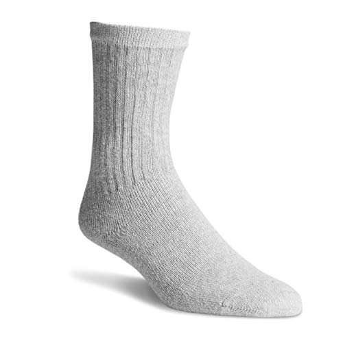 American Made Socks - Crew Socks by Sole Pleasers - 12-Pack Unisex Everyday Cotton - Size 9-113