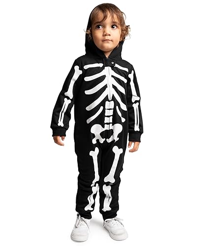 Disfraz de esqueleto para bebés unisex 6M miniatura 4