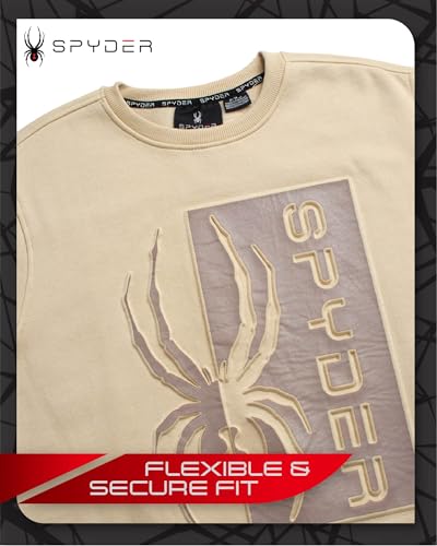 Spyder Men's Active Sweatshirt - Athletic Performance Fleece Classic Crewneck Pullover Sweatshirt for Men (Sizes: S-XXL)3