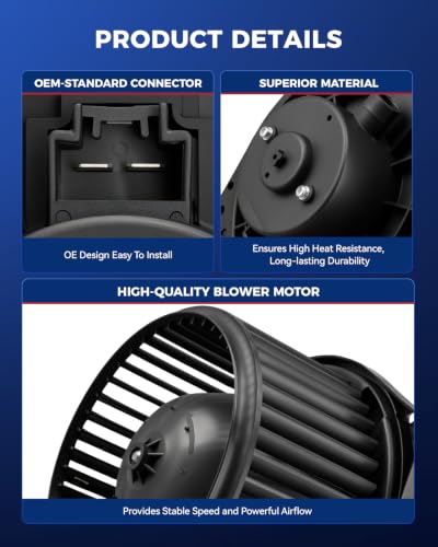 Image of KAX AC Blower Motor for Acura TL 2004-2008, Honda Accord Coupe 2003-2007