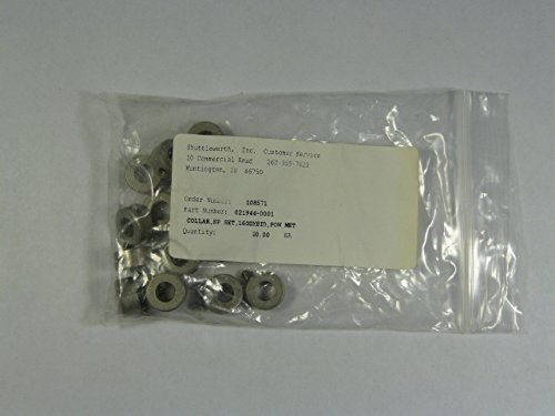 Shuttleworth 021944-0001 Collar 16MM OD 8MM ID 20-Pack