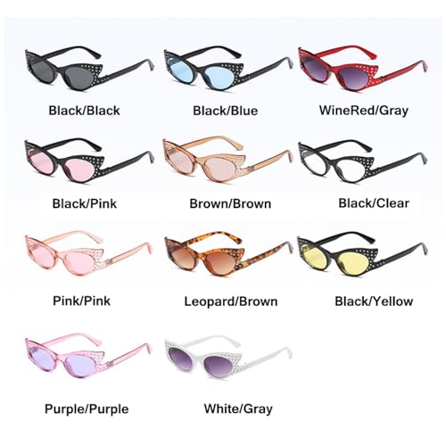 Lunettes œil de chat anti-éblouissement UV400 pour petits visages - 2