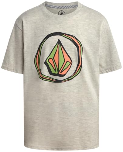Volcom Boys T Shirt Oatmeal Heather Sand