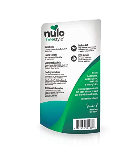 Image of Nulo Freestyle Puppy & Dog Wet Dog Food Topper, Premium All Natural Grain-Free, Real Meat Dog Food Topper with High Animal-Based Protein and Only 5 or Less Ingredients with No Additives
