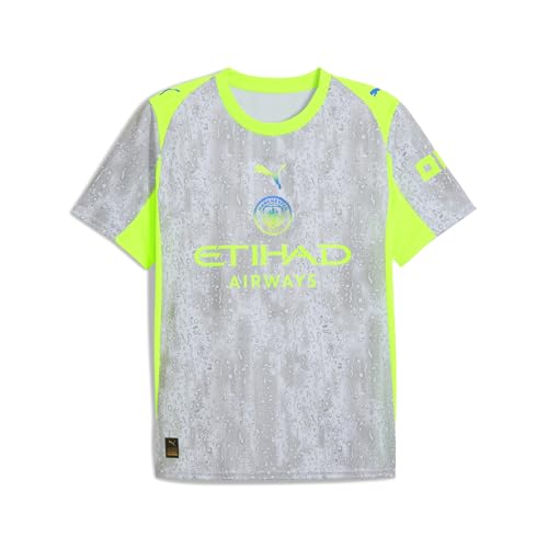 PUMA Manchester City FC Maillot extérieur pour Hommes 25/26, Bleu (Cool Weather x Pro Green), L