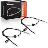 Frankberg 2x Handbremsseile Hinten Links Rechts Kompatibel mit A4 8D2 1.6L-2.8L 1994-2000 A4 8E2 2.5L 2000-2004 Replace# 8D0609721H