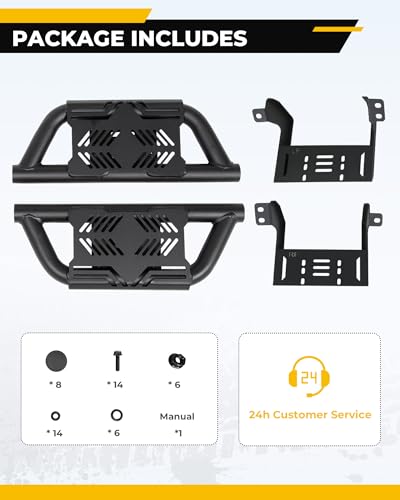 2PCS 6.7" Wide EZ Side Steps Fit for 2024-2026 Toyota Tacoma miniatura 3