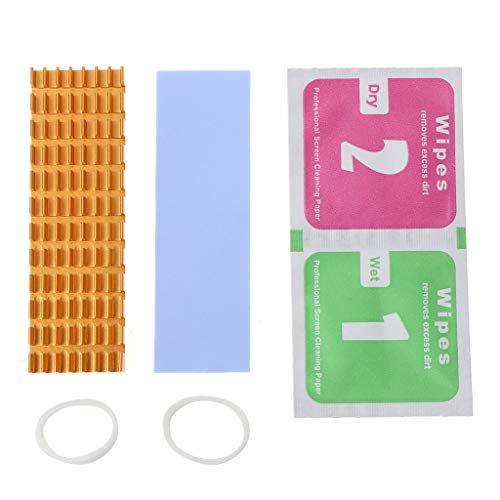 TTTLLNN for M.2 Heatsink Cooler 2280 SSD Mechanical Hard Heat Sink Aluminum Heat Sink Cooler for Laptop Notebo