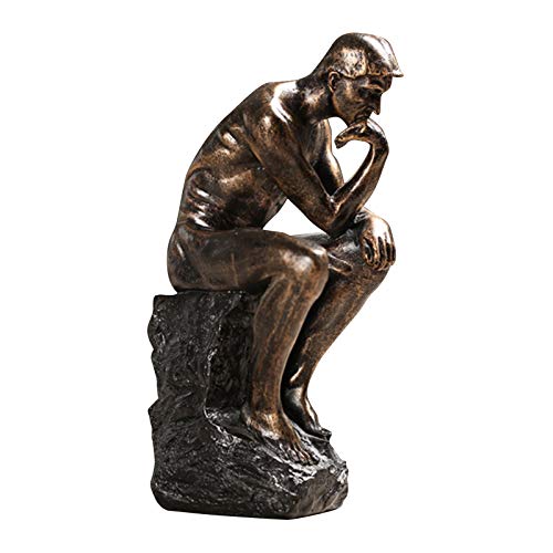 MERIGLARE Estátua Resina Pessoas Esculturas Figurinhas em Miniatura , Ouro