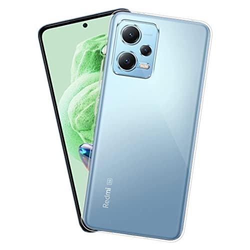 Image of COVERBLACK Rubber Back Cover for Mi REDMI Note 12Pro 5G - Transparent
