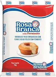 Farinha de Trigo Rosa Branca com Fermento - Plastico