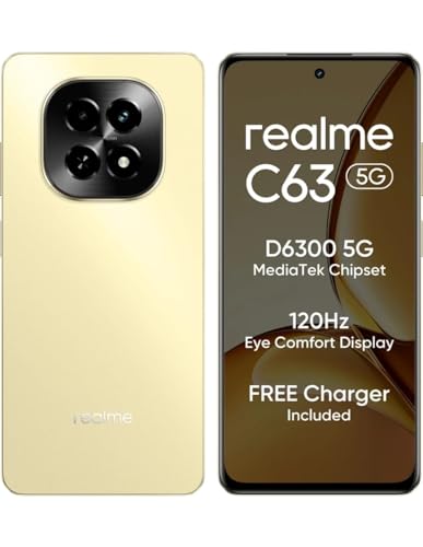 Image of realme C63 5G (Starry Gold, 6GB RAM, 128GB Storage)