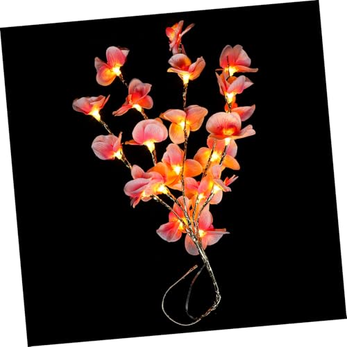 Healifty Creative LED Phalaenopsis Branches Light DIY Flower Light for Decor Elegant Night Lamp with Warm Glow for Home Bedroom and Festival Decorations