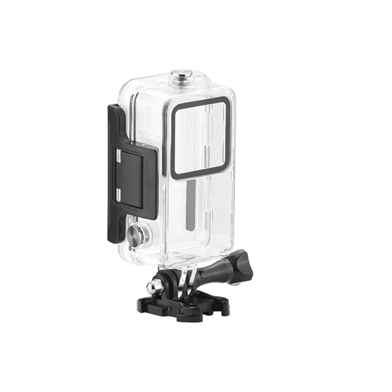 EsiCamWaterproof Case for Dash Cam Parking Mode for Car Motorcycle Bike Park Monitoring Camera, Compatiable for DJI Action 2 Portable 60m Camera Depth Diving Protective Shell(Waterproof Case)
