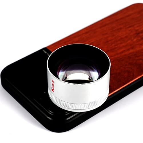 Kase HD Master Macro Lens for iPhone 17 16 15 14 13 12 Samsung Pixel Android, Macro Photography Phone Camera Lens Attachment, Long Shoot Distance 40-85mm