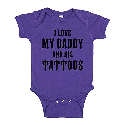 Image of I Love My Daddy and His Tattoos Baby Bodysuit Infant One Piece or Toddler T-Shirt