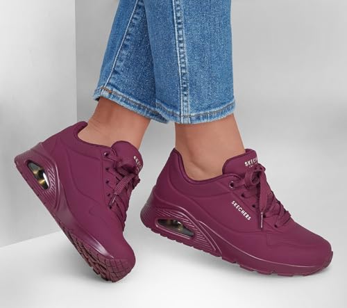 Listado de Tenis Vino Mujer - los preferidos. 2 Tenis Vino Mujer marca Skechers (2)