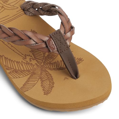 Image of Roxy Women's Feel Breezie Braided Flip Flop Sandal