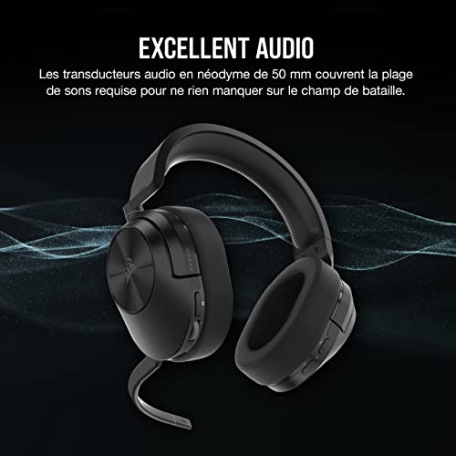Corsair HS55 Wireless Core Gaming Headset - vue 4