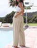 Faleave Women's Cotton Linen Summer Palazzo Pants ... #3