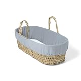 Clair de Lune Fleece-Einlage für Palm- und Weidenkorb ('Moseskorb'), grau meliert