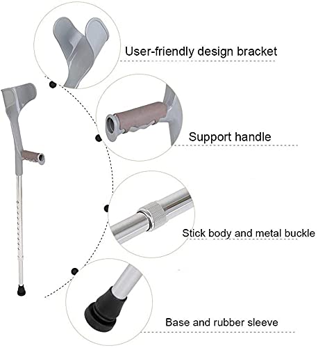 Laski Kule ortopedyczne Kule ortopedyczne Uchwyty ergonomiczne Wielofunkcyjne amortyzacja Rehabilitacja dla osób starszych innovate