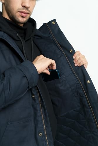 FR Jacket Insulated Flame Resistant CAT3 Welding Coat Outwear for Men4