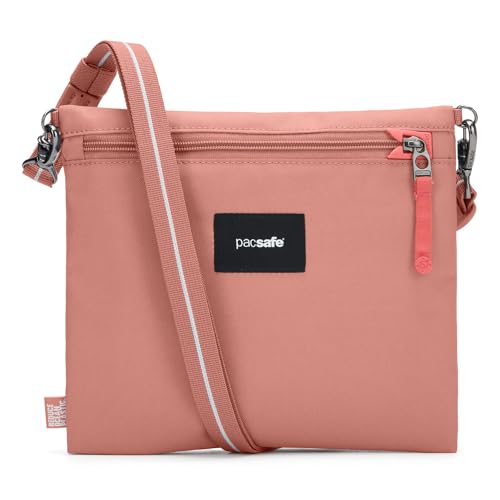 Pacsafe GO Anti Theft Crossbody Pouch, Rose