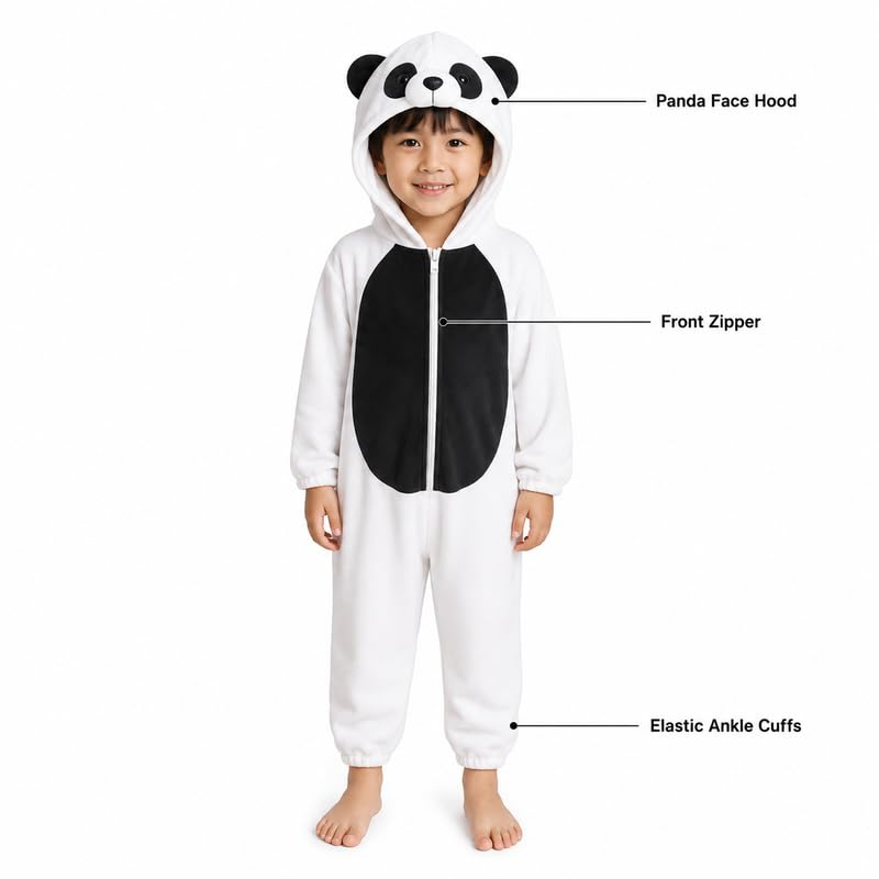 Image of Animal Costume for Kids | Plush Fancy Dress Costume for Boys & Girls |School Fancy Dress, Annual Day, Jungle Theme, Role Play, Halloween & Birthday Party