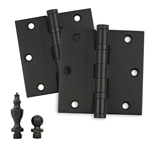 One-Day Sale: Up to 50% Off EMBASSY Door Hinge Solid Brass - 3.5 x 3.5 Inch, Heavy Duty, Oil Rubbed Bronze, Ball Bearings, Rust Resistant Pin, Architectural Designer Grade, Home Improvement, 2 Pack One-Day Sale: Up to 50% Off EMBASSY Door Hinge Solid Brass - 3.5 x 3.5 Inch, Heavy Duty, Oil Rubbed Bronze, Ball Bearings, Rust Resistant Pin, Architectural Designer Grade, Home Improvement, 2 Pack