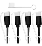 PortPlugs USB-C Cover, (5-Pack) Dust Protection Caps for USB Type Charging Tips with Integrated C...