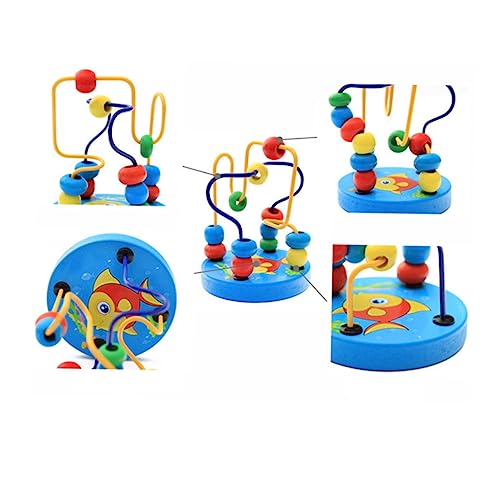 Toyvian Brinquedos De Madeira Brinquedos De Madeira Montanha De Contas De Madeira Brinquedos De Dese