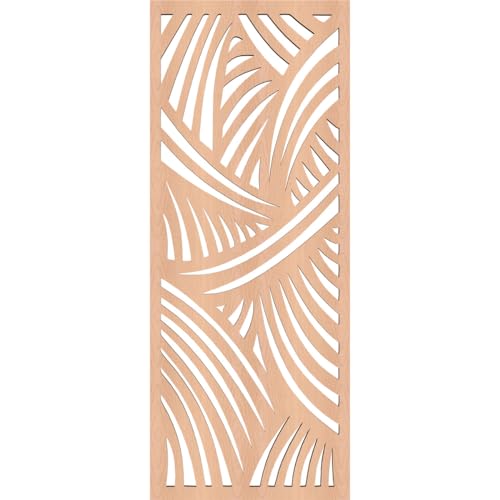Image of Chester Decorative Pierced Fretwork Wood Wall Panels, 9 3 /8 inchW x 24 3 /8 inchH x 3 /8 inchT, Alder