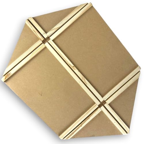 Gabarito Fixo MDF De Armação Para Pipa Lata 70cm Bico M