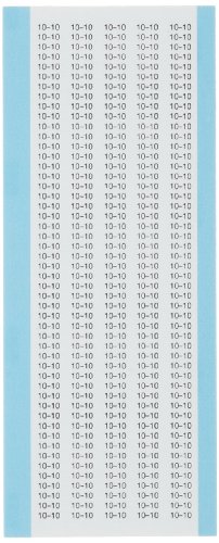 Marqueur de fil Brady tmxm-1-10-PK pour identifier les câbles de petit diamètre
