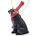 Conversation Concepts Black Lab Tiny Miniature One Christmas Ornament - Delightful!