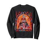 Tipi Tent Wigwam Símbolos nativos americanos arte tribal Sudadera
