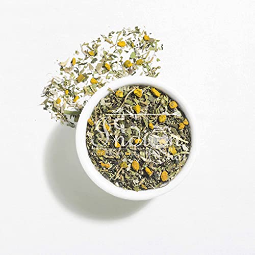 Image of The Indian Chai - Lung Cleanse & Detox Tea 100g with Burdock Root, Valerian, Mullein, Eucalyptus, Gingko Biloba & Licorice for Respiratory Health - Caffeine Free Herbal Infusion