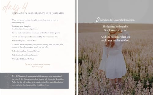 Image of One Prayer Away: Healing Words to Speak Over Your Day - 90 Daily Devotions for Christian Women - The Perfect Devotional Gift for Mom