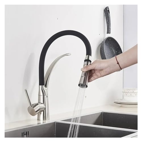 Robinet d'évier d'eau chaude et froide monobloc pour simplifier la vaisselle familiale